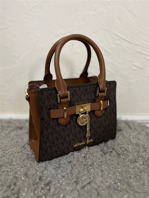 michael kors hamilton xs satchel crossbody|Michael Kors Hamilton XS Small Leather Satchel Crossbody Bag .